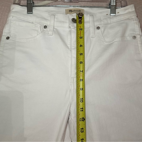 Women's White Madewell Stovepipe Straight Leg Jeans | size 29 - Picture 9 of 9
